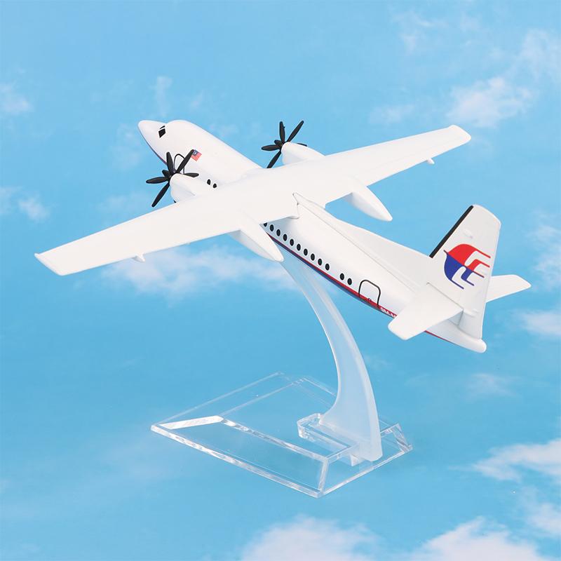 1Pc 16Cm Fk50 Atr Plane Airplane Model Aircraft Model Diecast Metal 1/400 Scale Planes Alloy Airplane Model Collection Gift Toy