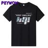 PEYWOW Men's Fashion Casual Summer Spring O-Neck Short Sleeve Blouses & Shirts