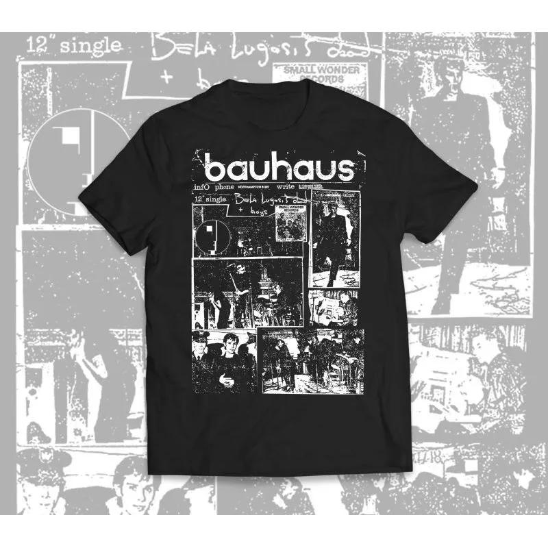 Unisex Short Sleeve Crew Neck Cotton T Shirt Bauhaus Flyer M
