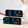 Table Alarm Clock Temperature and Date Week Display Night Mode Large Digital Wall Clock 12/24H Electronic LED Clock Timing Func