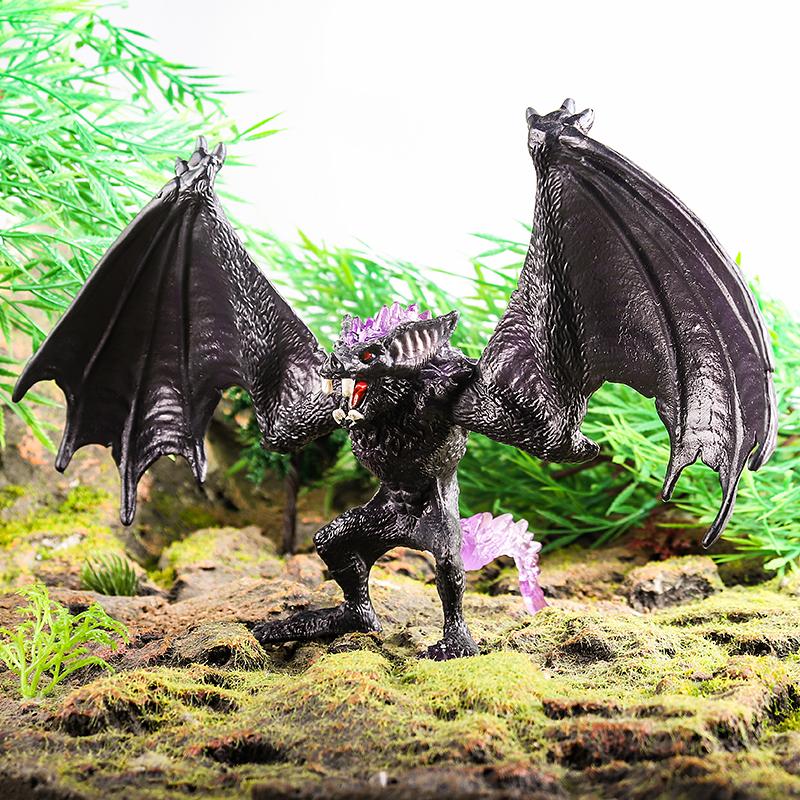 Oenux Simulation Dinosaurier Bayala Drache Baum Monster Fledermaus Dämon Basilisk Tiermodell Actionfiguren Pvc Sammlung Kinderspielzeug Geschenk
