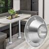 RV Table Base with Screws Rustproof Pedestal Table Base RV Table Stand Base High Strength Floor Mounting Base Table Mount Frame