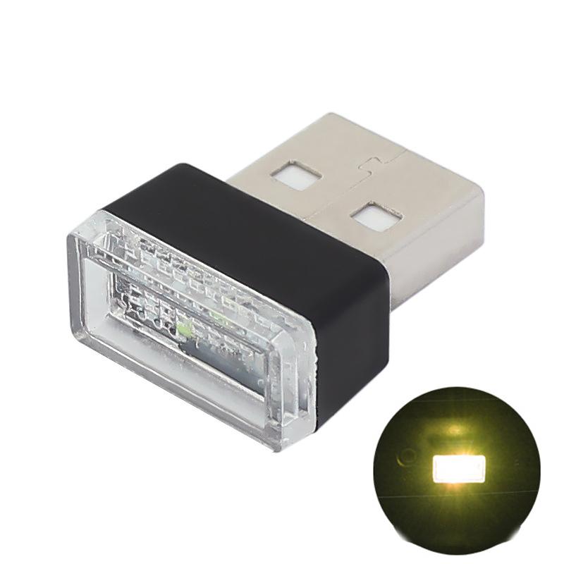 Mini USB LED Car Light Auto Interior Atmosphere Neon Atmosphere Lamp Mini Lights Emergency Lighting PC Auto Interior Accessories