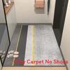Modern Entryway Minimalist Doormat With Polyester Fiber For Home Decor Entrance