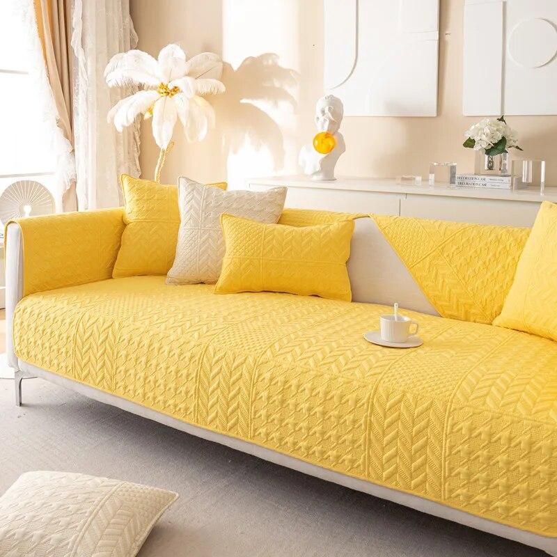 

Утолщенные жаккардовые чехлы для диванов, Нескользящий коврик для дивана, универсальный коврик для всех сезонов, чехлы для диванов для гостиной, чехол для дивана для проживания в семье 70x70cm 1pcs