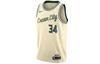 Giannis Antetokounmpo Milwaukee Bucks City Edition Jersey Nike Nba Swingman para Crianças Grandes AV4652-280