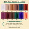 MAYJAM 12Pcs Nail Gel Polish Set Valentine Gift Colors of 2022 Nail Art Design Soak Off LED Lamp Gel Polish DIY Manicure Kit 8ML Nail Gel Kit