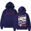 Mikiny Unisex Dámské Harajuku Móda Oversized Pulovry Vintage Trend Mikiny s kapucí Streetwear Funny Japanese Ramen Potištěné Unisex