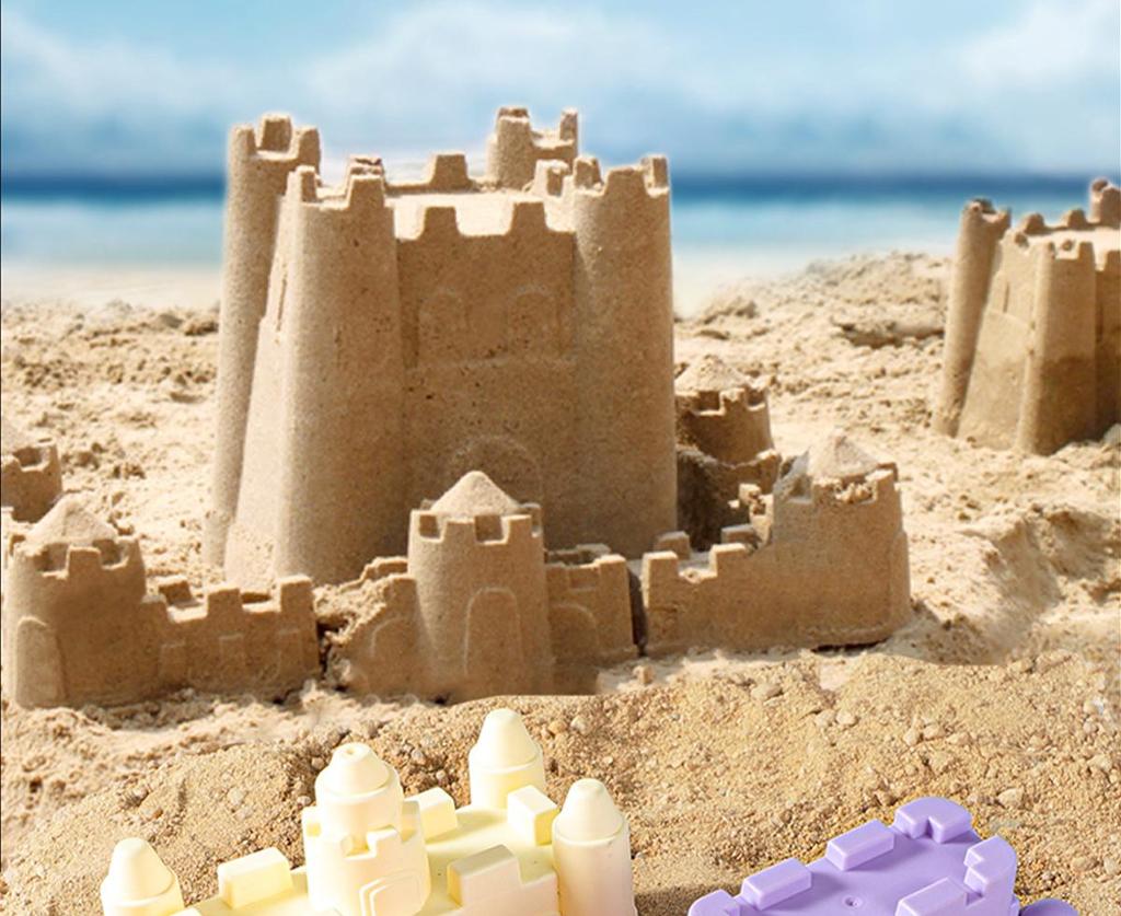 Kids' Beach Sand Toy Set: Car, Shovel, Hourglass, Bucket & More