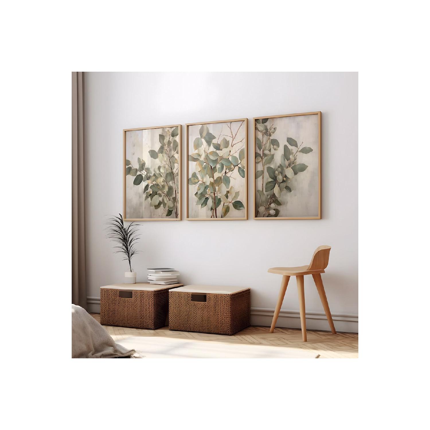 

Набор картин в деревянной рамке Эвкалипт 21 x 30