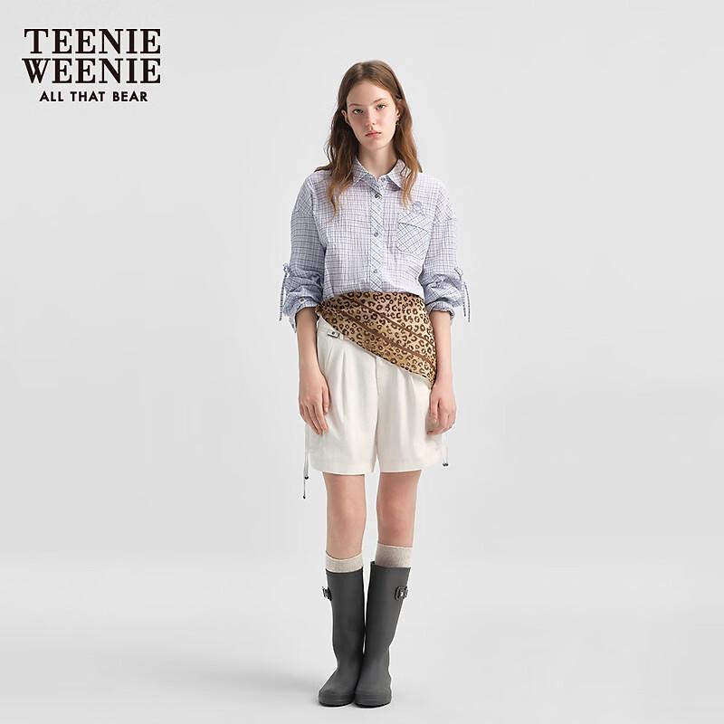 Teenie Weenie Women's Plaid Button-Up Shirt