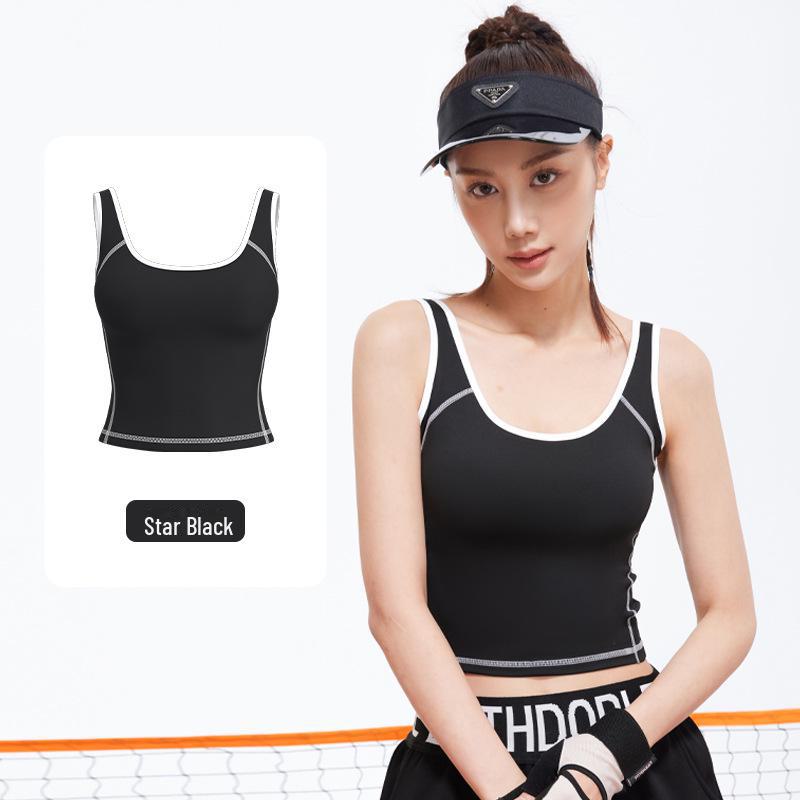 Juyitang Peach Arc U-Shaped High Elastic Shockproof Sports Vest