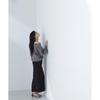 Beauty Cropped Knit Red [Natural Basic] Off-the-Shoulder Sweater,