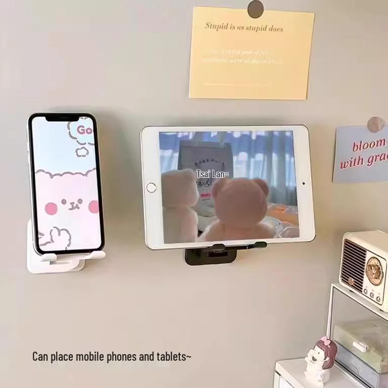 Retractable Wall Mount Holder for Mobile Phones and Tablets