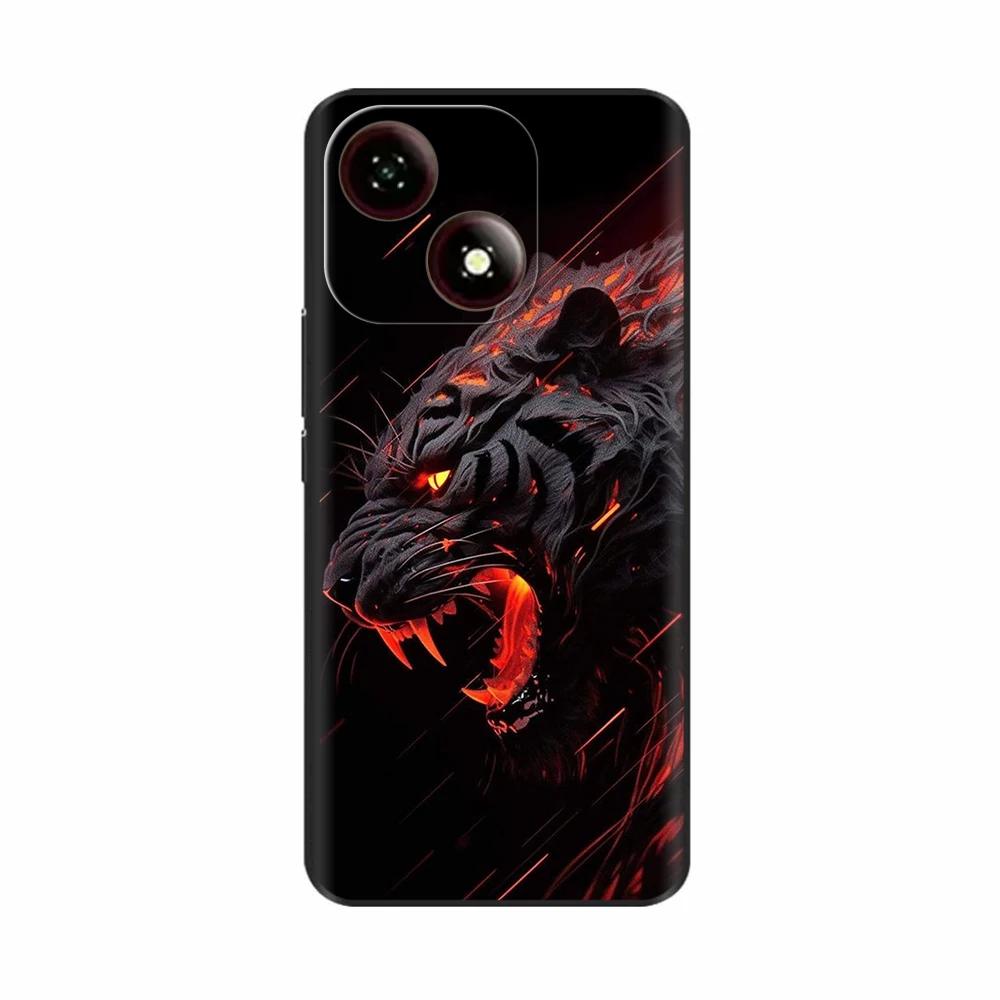 Stoßfeste Hülle für ZTE Blade A35e Z2466 Hülle Cartoon Silikon Stoßfänger Weiche Handyhülle für ZTE Blade A35 A35e A55 A75 Rückseite