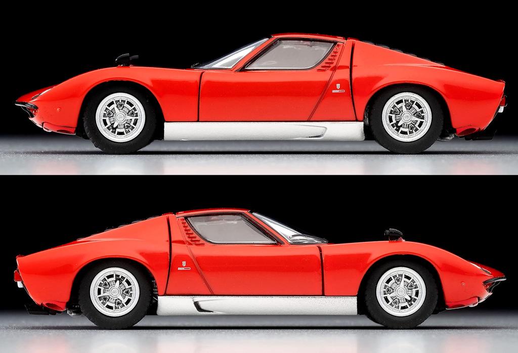 Tomica Limited Vintage LV Lamborghini Miura P400 Vermilion Finished Product 313144 1/64