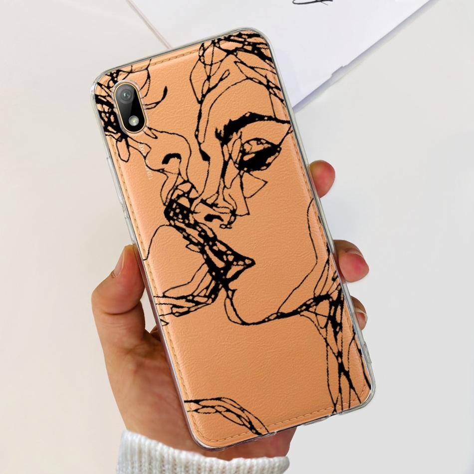 For Huawei Y5 2019 Phone Case Huawei Y5 (2019) AMN-LX9 LX1 LX2 LX3 Fashion Painted Soft Silicone TPU Slim Back Cover