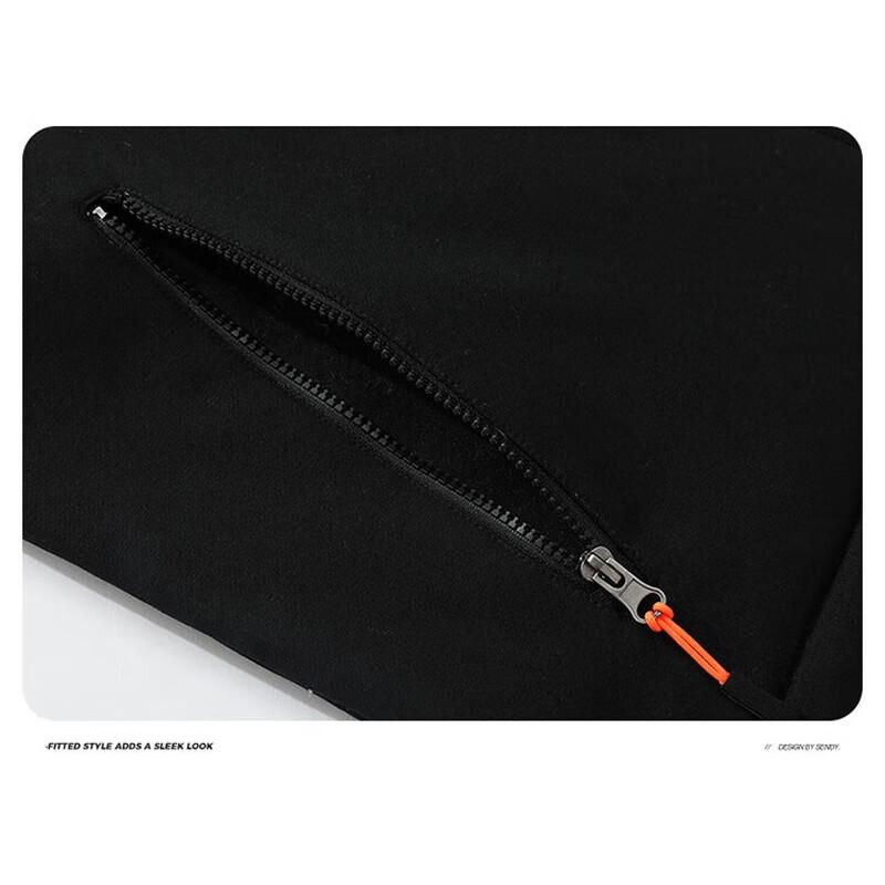 Maoren Men's Winter Fleece-Lined Hooded Jacket