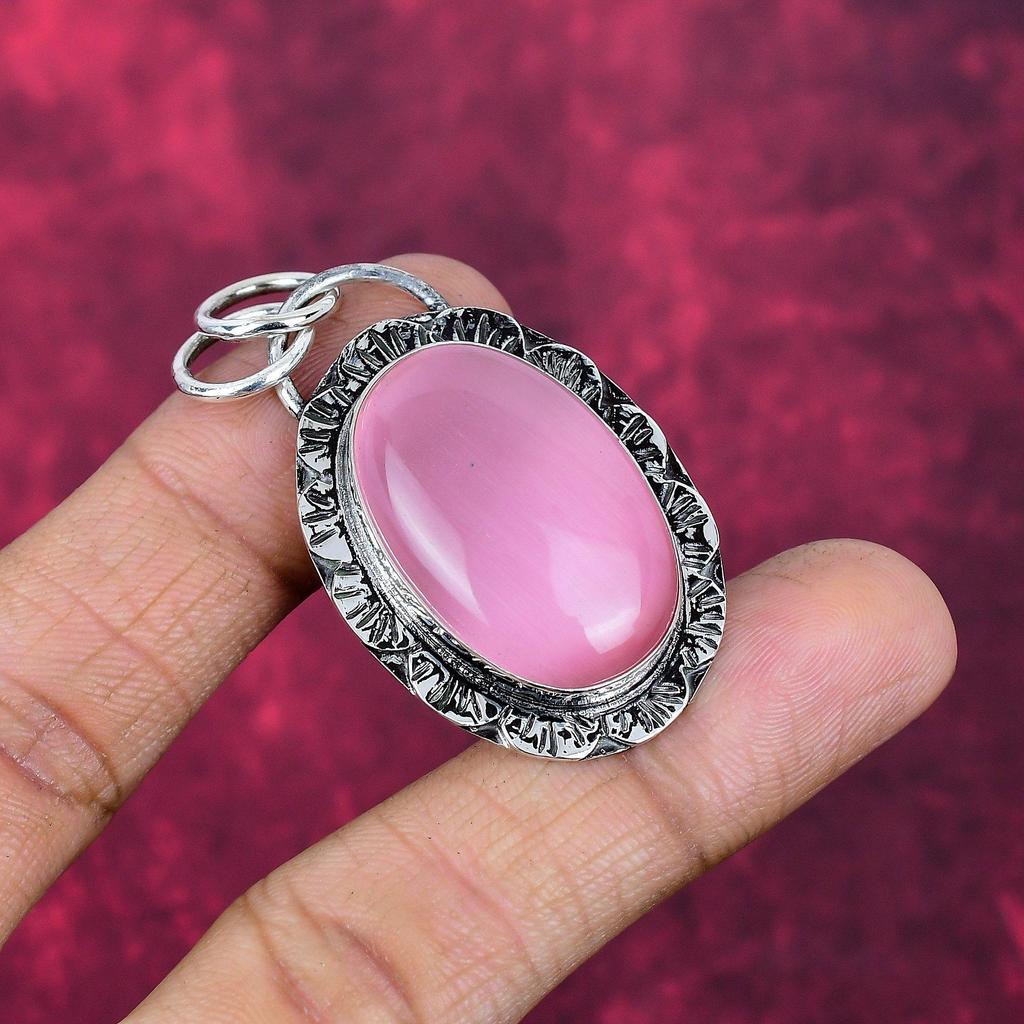 Monalisa Jewelry, 925 Solid Sterling Silver Pendant Handmade Gemstone Jewelry, Love Forever Gift Pendant Jewelry