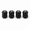 For Volkswagen b44Pcs Aluminum Car Tire Valve Caps Diamond Tyre Valve Airtight Cover Waterproof Dust For VW Jetta Golf EOS New R Auto Accessories