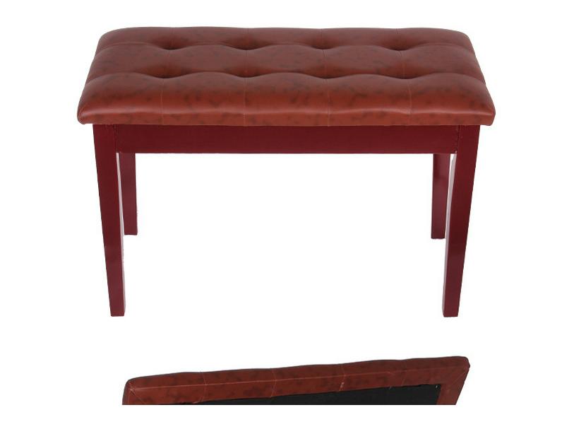 Solid Wood Adjustable Piano & Guitar Stool for One or Two People