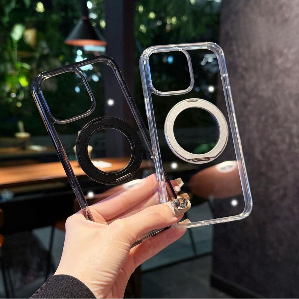 Hochtransparenter 360-Grad-Drehständer Geeignet für die IPhone 16ProMax Handyhülle
