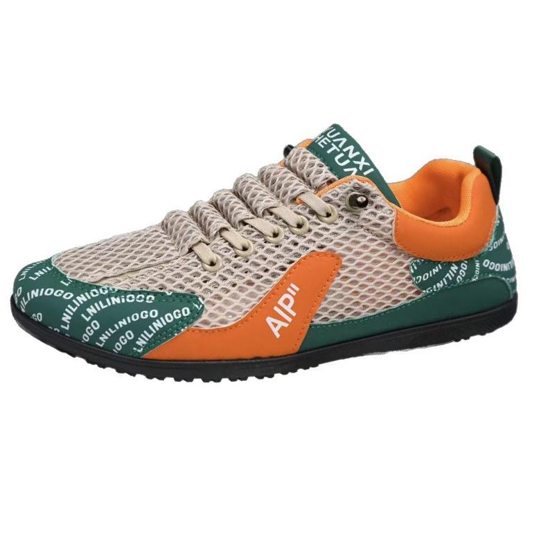 One-pedal men's shoes summer breathable mesh sports board shoes men's soft-soled non-slip casual trendy shoes