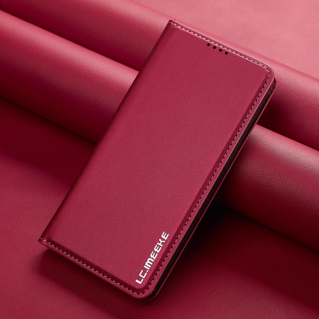 Strong Magnetic Cards Solt Wallet Leather Book Case For iPhone 16 Pro Max 16E 15 14 13 12 11 Flip Slim Bag Business Pocket Cover
