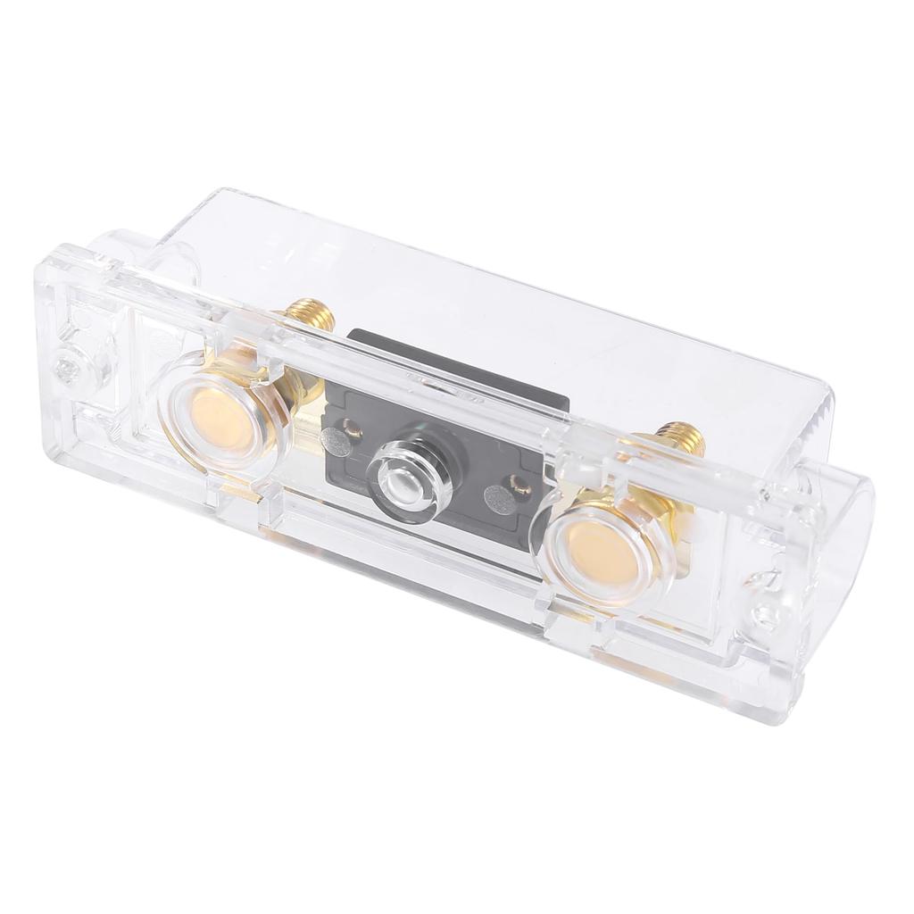 X AUTOHAUX Fuse Holder Fuse Box Fuse Cap Transparent ANL Fuses Electrical Protection Fuses