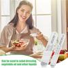 Adjustable Measuring Spoon Plastic Measuring Spoons Set with Adjustable Scale Kitchen Baking Tablespoon and Teaspoon Set JT576