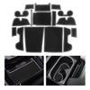 Anti-Slip Gate Slot Cup Mat for Toyota Bz4x 2025 2025 2025 for Subaru Solterra Non-Slip Door Groove Pad Interior Accessories