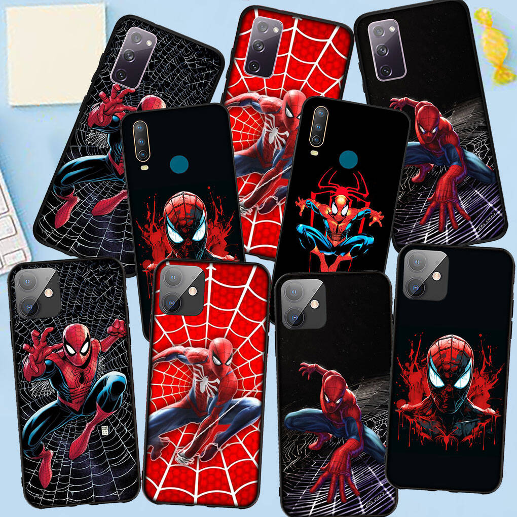 Phone Case for Samsung Galaxy S25 S23 S22 S24 Ultra FE A05 A06 A15 A16 A36 A37 A35 A54 A55 A56 A57 A25 A26 A53 A17 Spider Man Comics Spiderman Cover