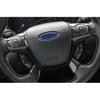 Carbon Fiber Steering Wheel Sheet Cover Trim 2PCS For Ford Escape Kuga 2013-2016