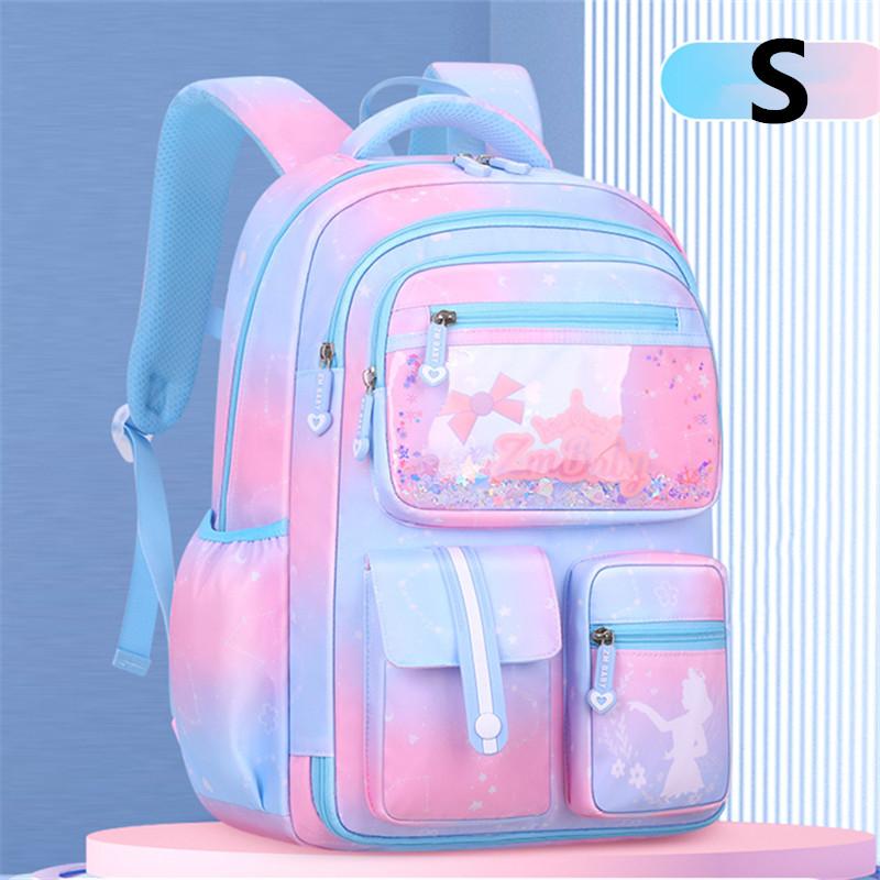 

Милый водонепроницаемый маленький градиентный цветной детский рюкзак школьные сумки рюкзак для ребенка подростковый школьный рюкзак