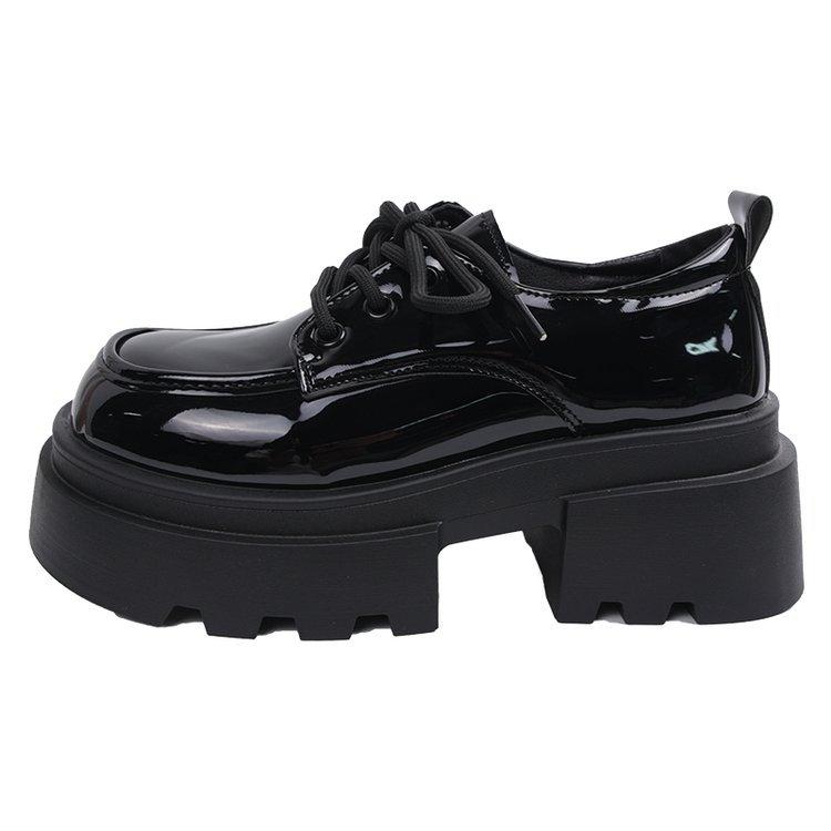 [Yushilai] British style platform small leather shoes for women's 2025 summer new Japanese JK round head with skirt single shoes