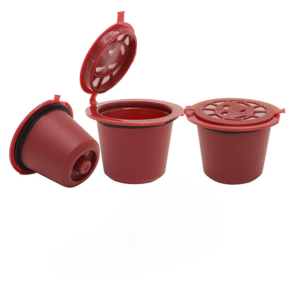 6/3PCS Coffee Filters Refillable Reusable Nespresso Coffee Capsule Reutilisable Nespresso Pods Reusable Filters Coffeeware