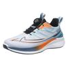 Running sports shoes men's summer new rotating button shoes 2025 running shoes breathable casual mesh trendy men's shoes