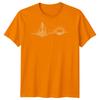 Segelboot Sonnenuntergang Segeln Reise Unisex T-Shirt Ozean Linienkunst
