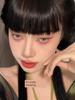 Red Blade Eyeliner Not Smudge Waterproof Sweat-Proof Long-Lasting Ultra-Fine Eye Shadow Pen Two-in-One Newbie Beginner