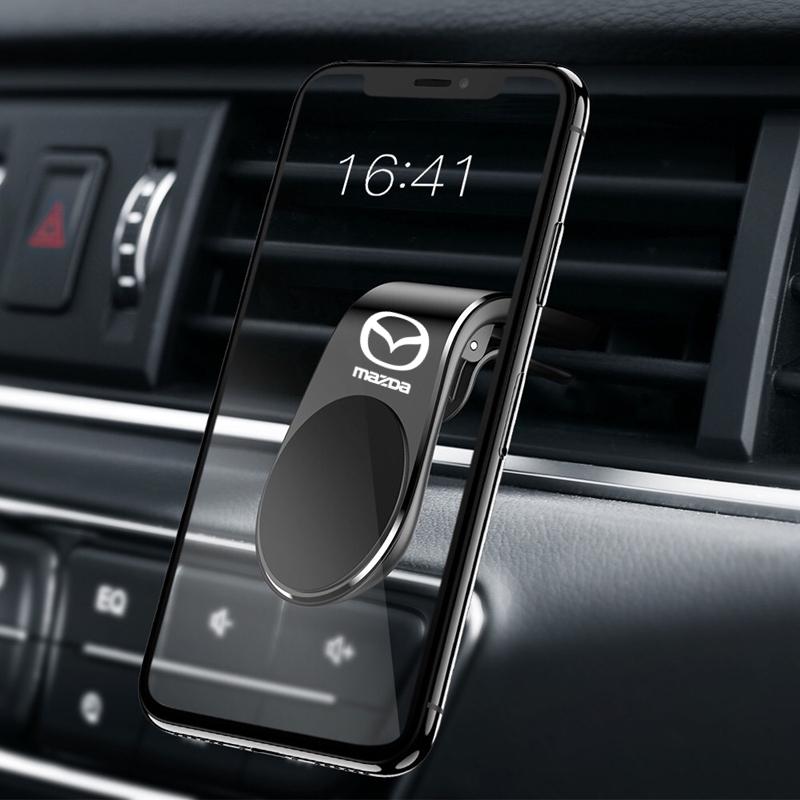 Magnetic Car Phone Holder Air Vent Clip Mount Cellphone GPS Holder for Mazda 3 bk bl 323 Axela Atenza CX-3 CX-4 CX5 CX-7 d2