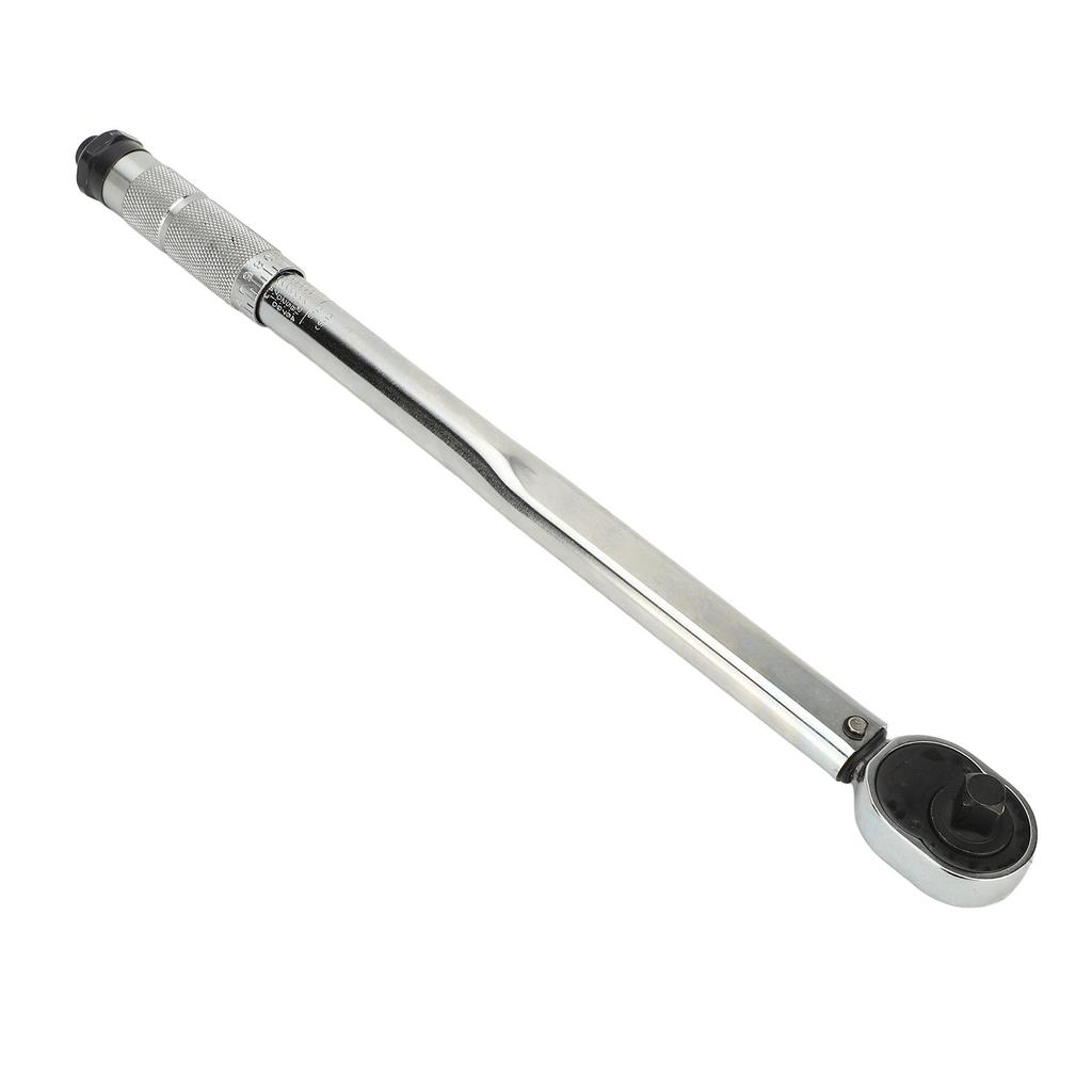 Torsion Wrench 1 2 Inch Drive 28‑210NM Adjustable Click Torsion Wrench with 17 19mm Sockets for Repair Work