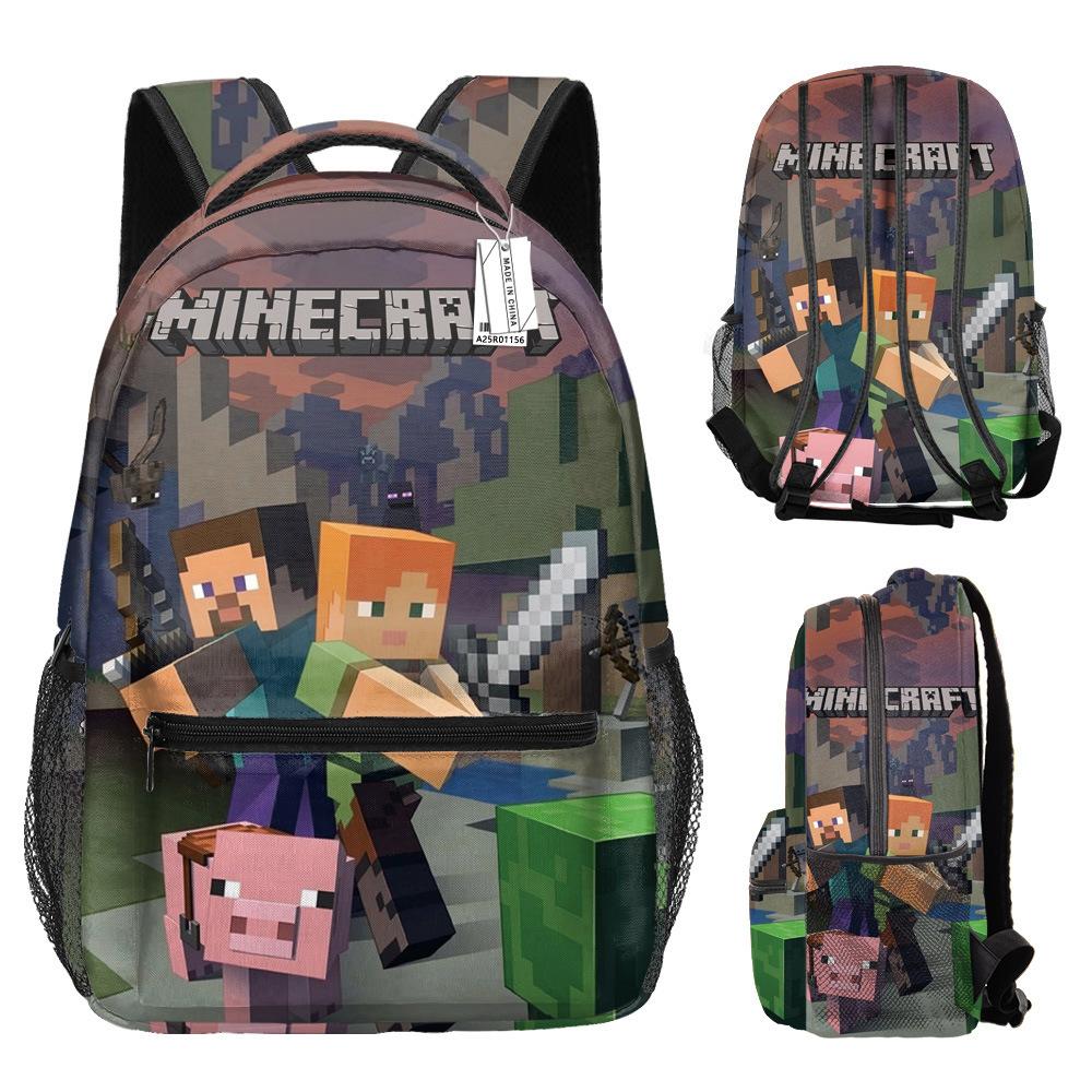 Sac à dos étudiant Roblox Sac à dos imprimé Roblox Sac à dos Mon Monde Sac à dos dessin animé anime pour enfants