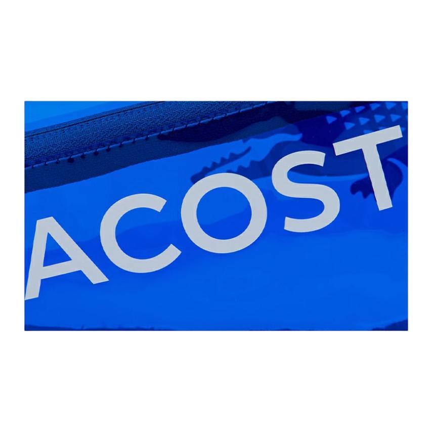 Lacoste Fashion Logo Trendy Retro Lightweight PVC Shoulder Crossbody Bag Unisex Bags Blue NU3908SR-J36