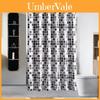 Elegante Tenda da Bagno con Design a Mosaico in Tessuto Poliestere Impermeabile per Case Moderne
