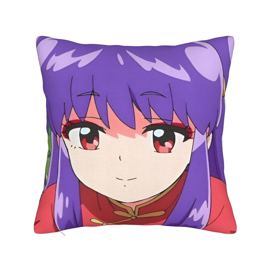 Pillow Cover Japanese Anime Shampoo Cute Girl  Vintage Pillow Case For Couch Sofa Bedroom Pillowcases