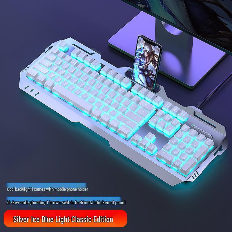 GX80 Mechanical Keyboard, Mouse & Headset Set - Brown Switch, Wired for Laptop & E-sports Gaming