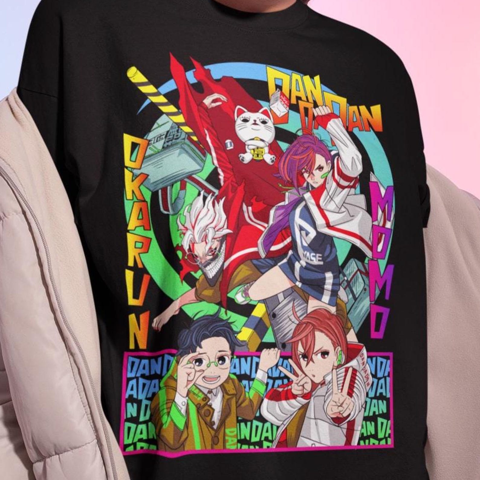 Okarun & Momo Ayase Shirt - Okarun Tshirt, Comedy Anime Tee M