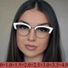 Neuer Trend Cat-Eye Lesebrille Damen Anti-Blaulicht High-Definition Optische Brille Metall Rot Plus Dioptrien 0 bis +4.0