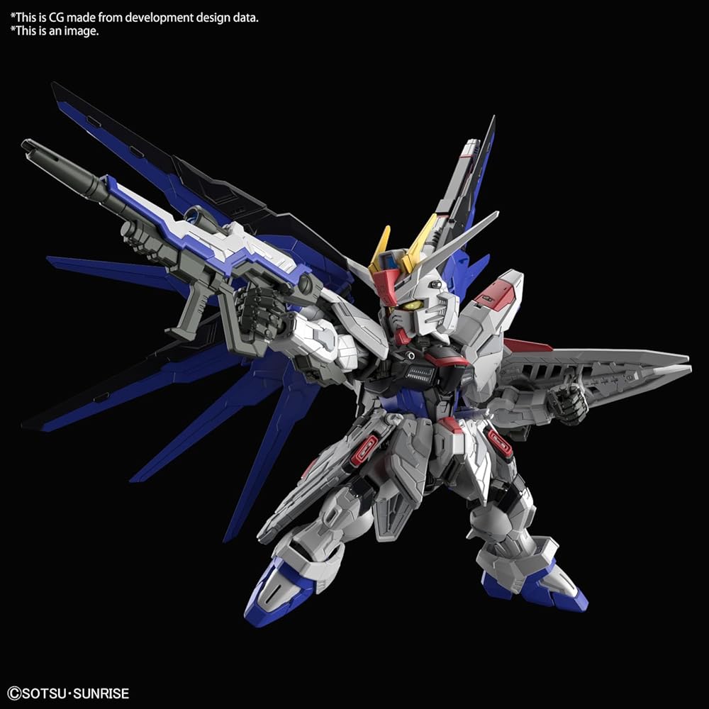 Bandai Spirits MGSD Mobile Suit Gundam SEED Freedom Gundam Color-Coded Plastic Model Kit 2619354