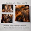 Lions affectionately nuzzling. Bedding Duvet cover sets Duvet covers Pillowcases gifts (1 * Duvet Cover 2 * Pillowcases, without duvet insert)